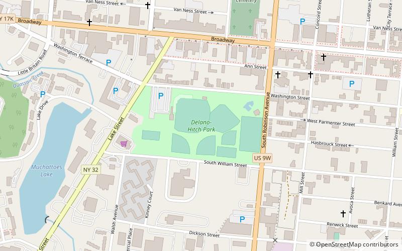 Delano-Hitch Stadium location map