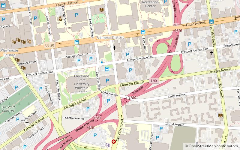 Central YMCA location map