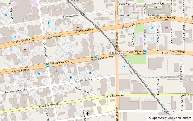 Cleveland Agora location map