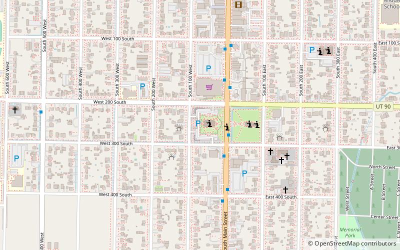 Templo de Brigham City location map