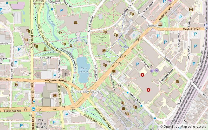 Severance Hall location map