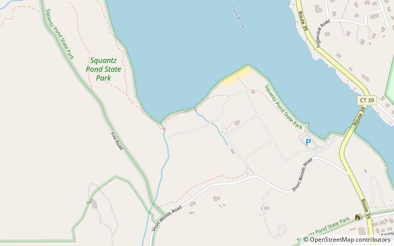 Squantz Pond State Park location map