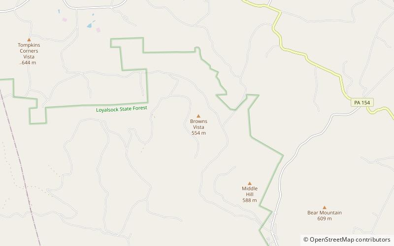 Loyalsock State Forest location map