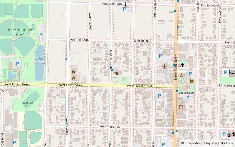 Brigham City Museum location map