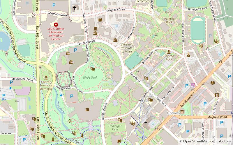 Cleveland Botanical Garden location map