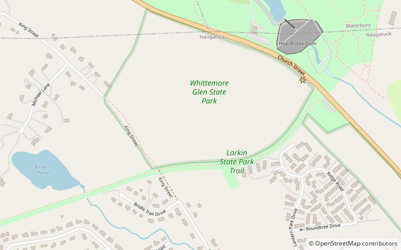 Park Stanowy Whittemore Glen location map