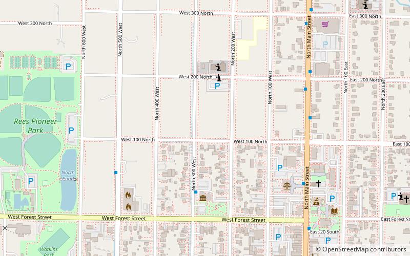 Martin Anderson House location map