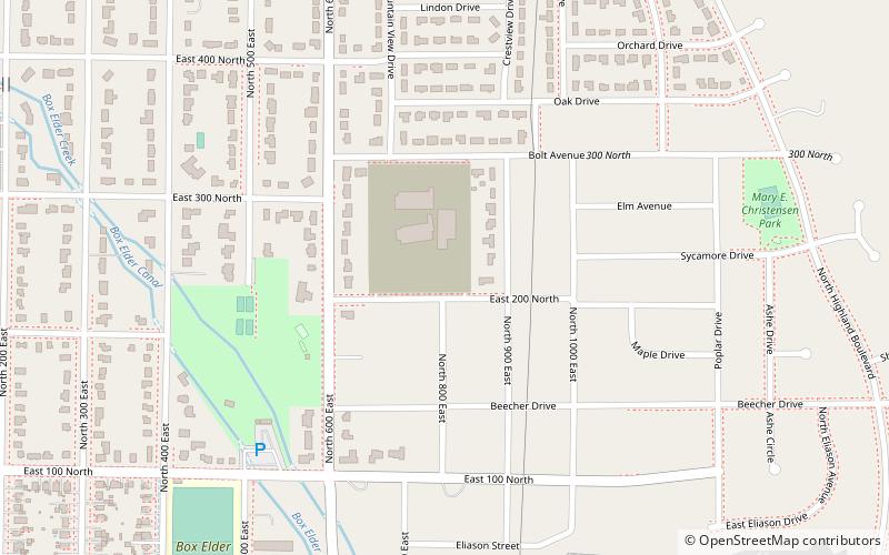 Box Elder Museum location map