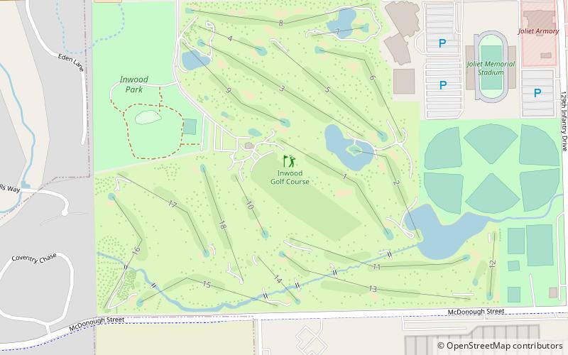 Inwood Golf Course location map