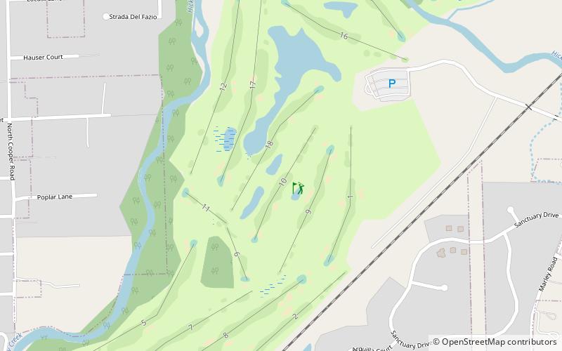 The Sanctuary Golf Course location map