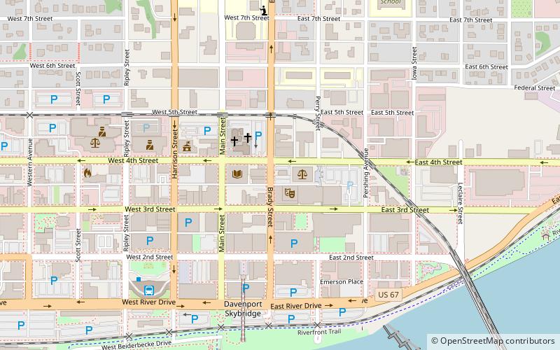 Quad City Symphony Orchestra location map