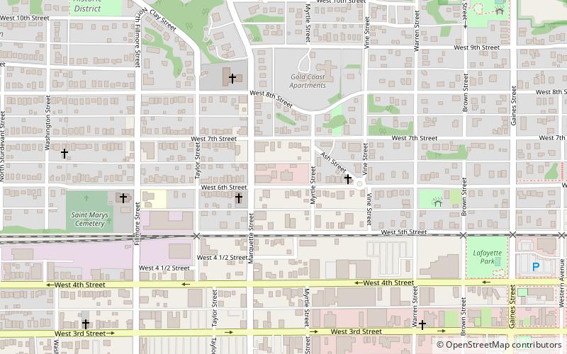 St. Joseph's Catholic Church location map