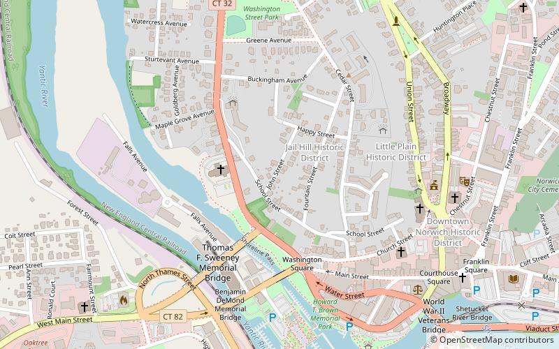 Norwich City Hall location map
