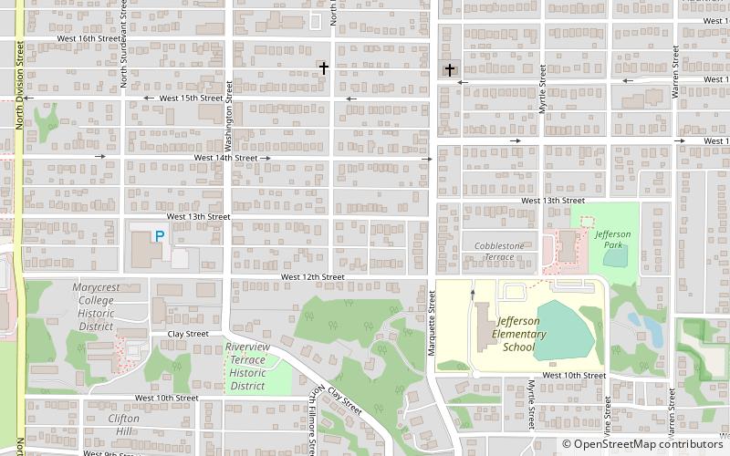 J.C. Peters House location map