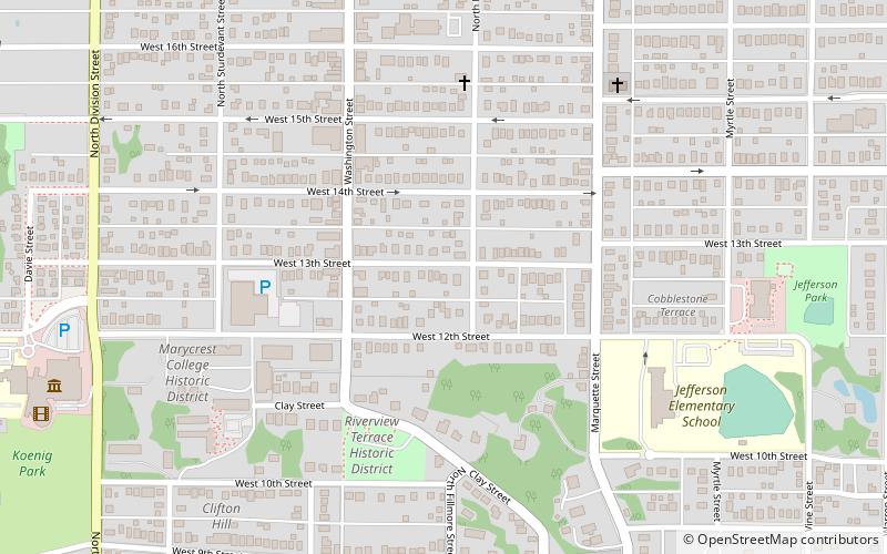 Washington Gardens location map