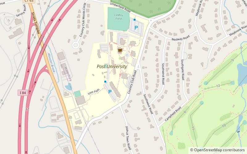 Post University location map