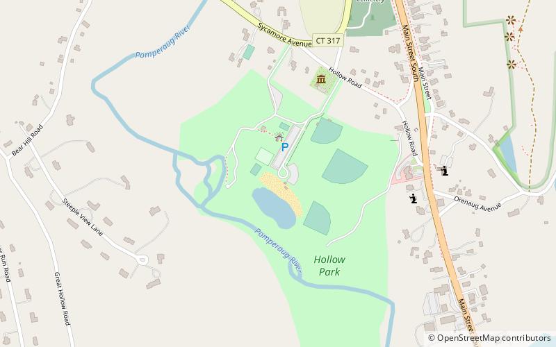 Glebe House location map