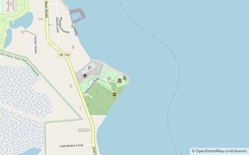 Marblehead Lighthouse location map