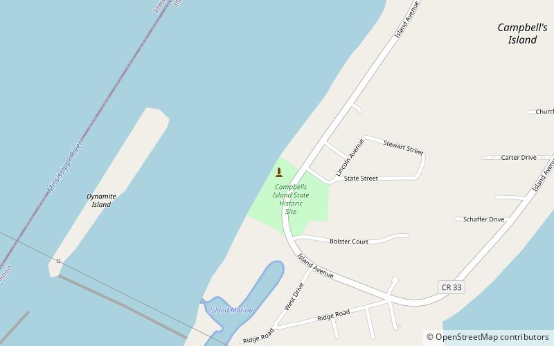 Campbell's Island State Memorial location map