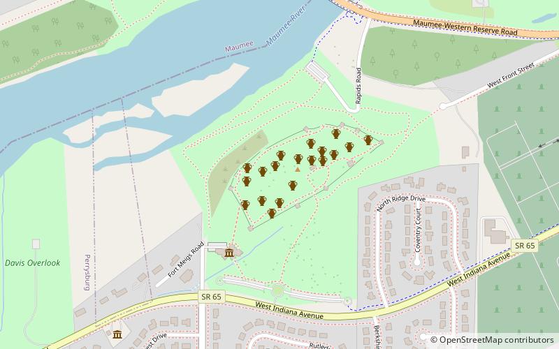 Fort Meigs location map