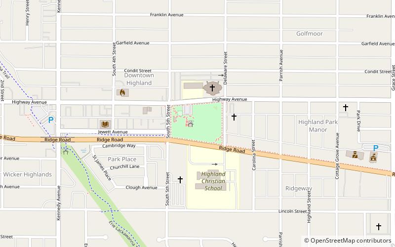 Main Square Park location map