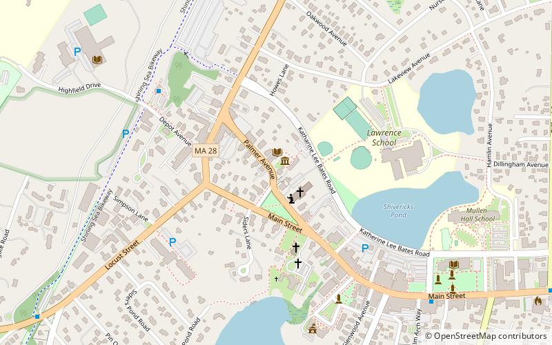 Falmouth Museums on the Green location map
