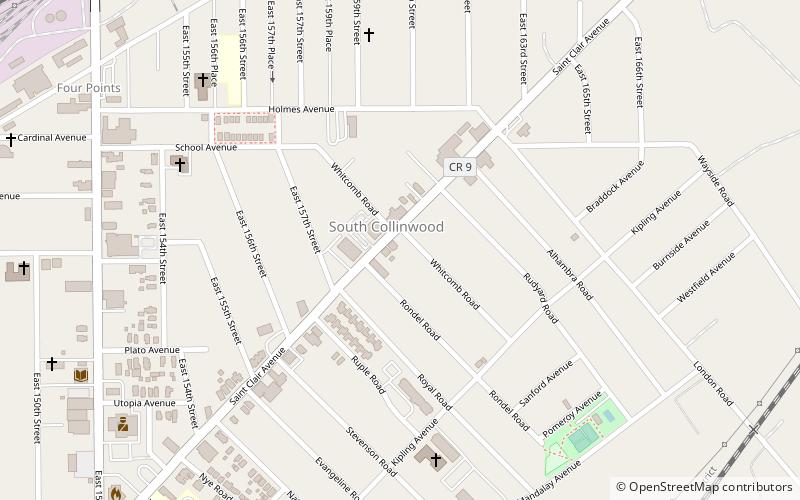 Kinsman location map