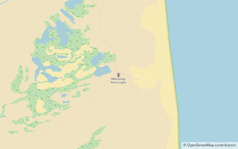 Monomoy Point Light location map