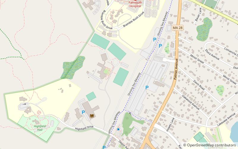 falmouth academy location map