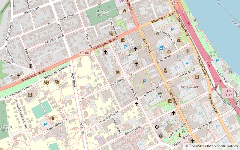 Russell Library location map