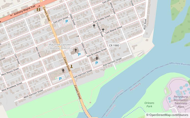 First Presbyterian Church of Maumee location map