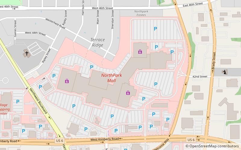 NorthPark Mall location map