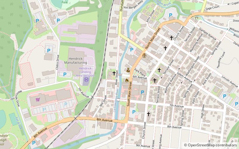 Carbondale City Hall and Courthouse location map