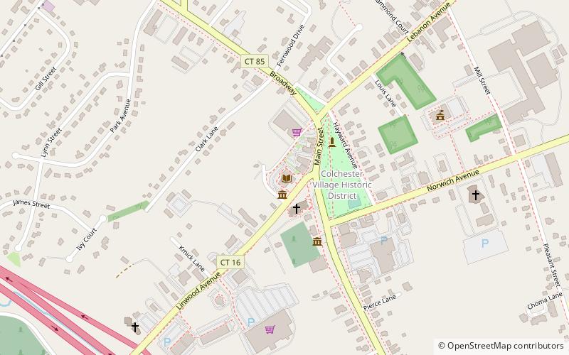 Cragin Memorial Library location map