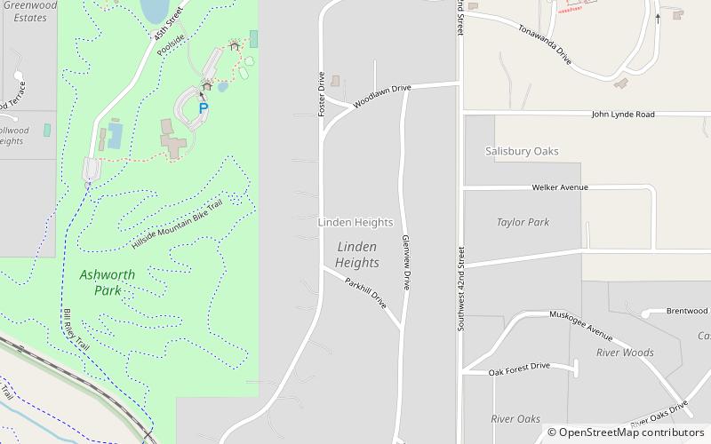 Linden Heights Historic District location map