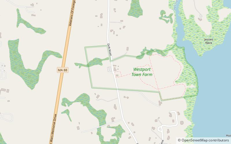 Westport Town Farm location map