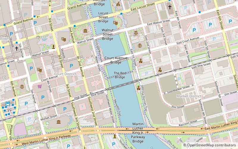 Principal Riverwalk location map