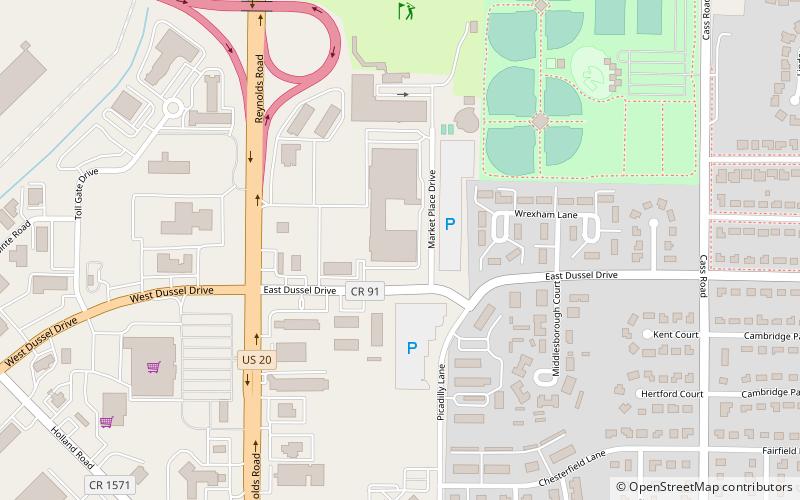 Iglesia Cornerstone location map