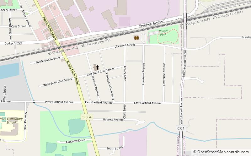 Swanton location map