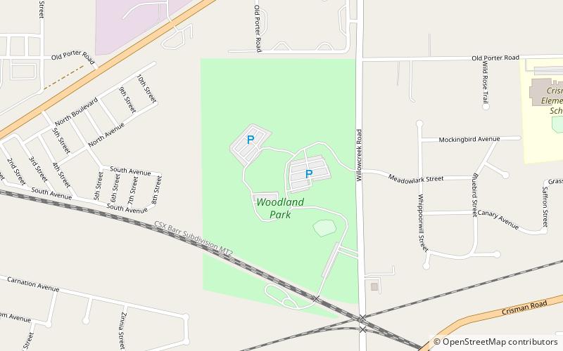 Woodland Park location map