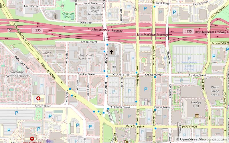 Burns United Methodist Church location map