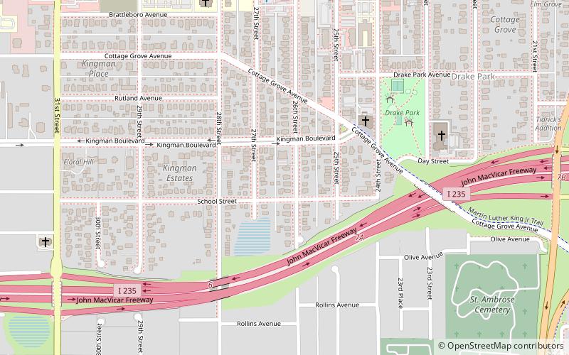 Mary A. and Caleb D. Scott House location map