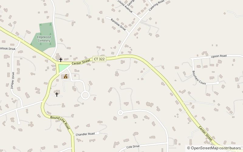 Wolcott location map