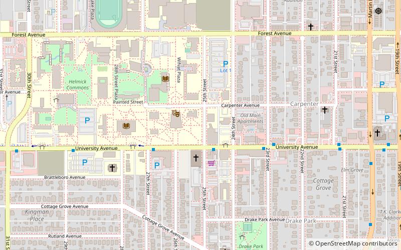 Kingman Place Historic District location map