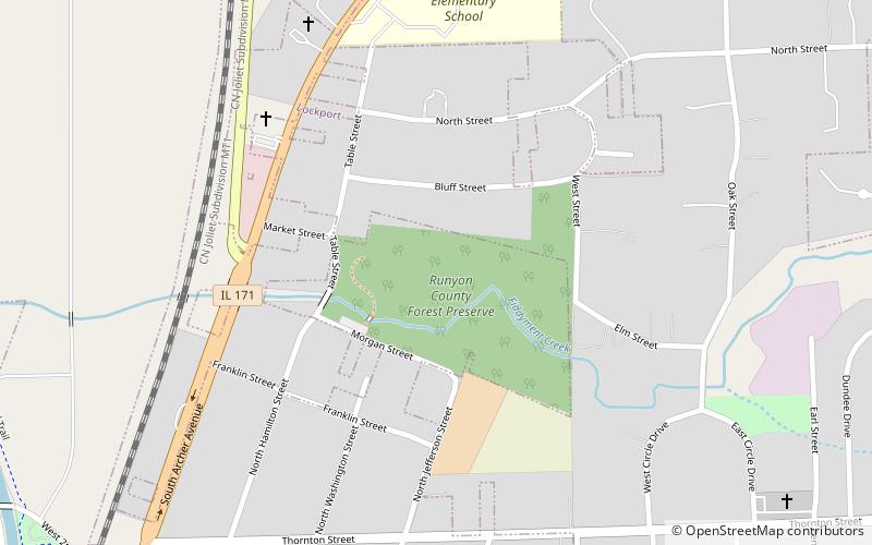Runyon Preserve location map
