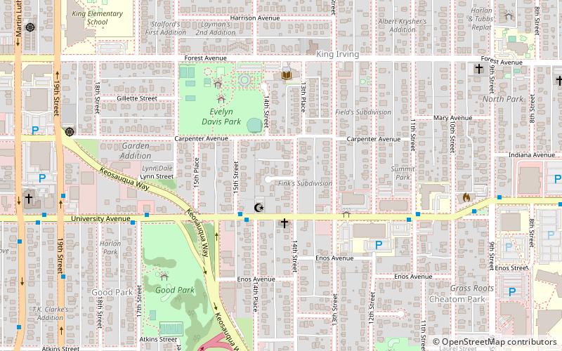 Goddard Bungalow Court Historic District location map