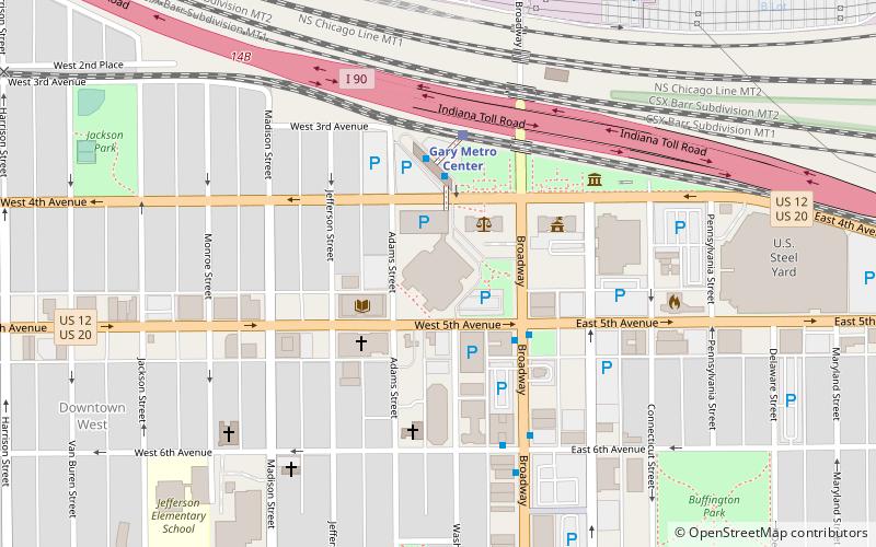 Genesis Convention Center location map