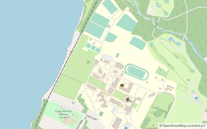 Portsmouth Abbey location map