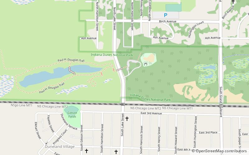 Miller Woods location map