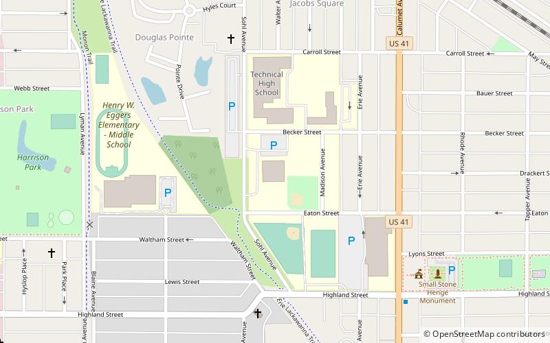 Hammond Civic Center location map